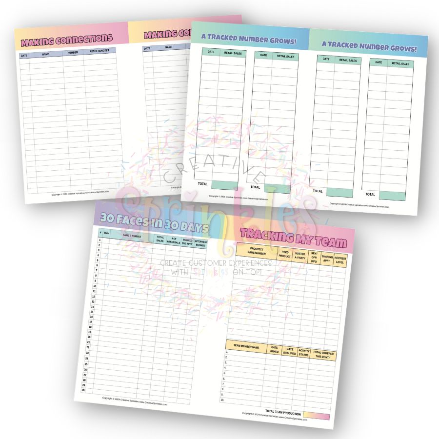 2024 Datebook Planner CLOSEOUT! Creative Sprinkles