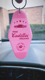 Pink Caddy Dreams Keychain