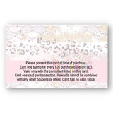 Pamper Rewards Punch Card