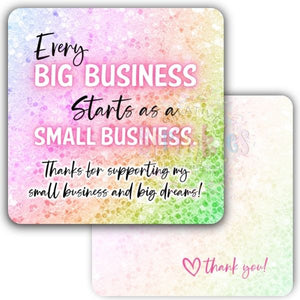 Every Big Biz Starts Small Card