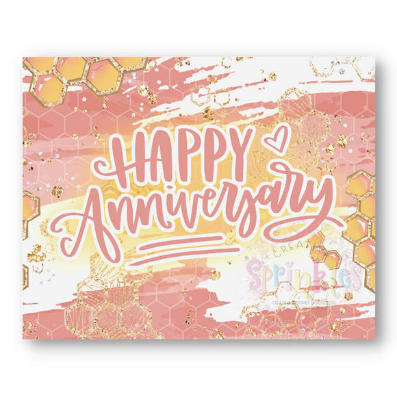 Happy Anniversary Postcard