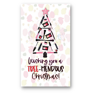 Makeup Tree Christmas Sticker