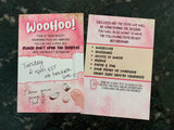 Pamper Pack Insert Card