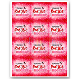 You're Red Hot & Rockin' Sticker